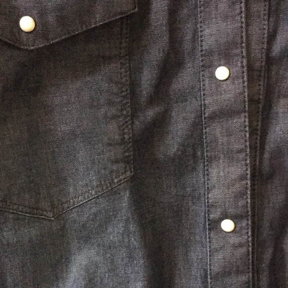 Calvin Klein Denim Shirt Size Medium - Picture 5 of 6